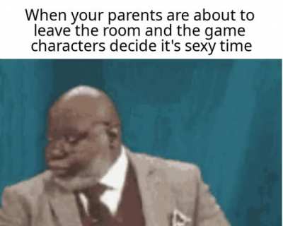 The game gets unexpectedly hot exactly when the parents arrive
