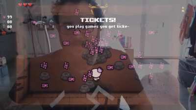 You get tickets
