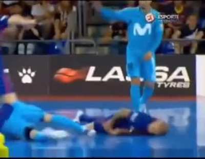 to commit a foul and get away