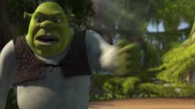 Peter Parker delivers Pizza to Shrek (crossover meme)