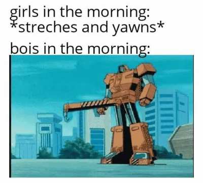 That good old morning wood