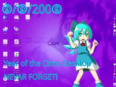 Year of the Cirno Desktop