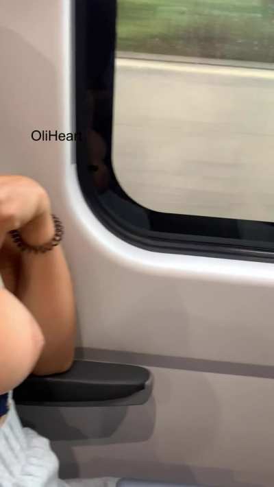Flashing my boobs in a risky place