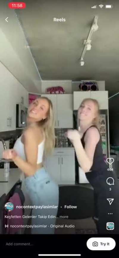 Anyone know who the left girl is?