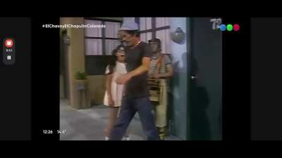 Telefe vio que El Chavo no estaba midiendo, y cortó el capítulo adelantando 35 minutos a Los Simpson
