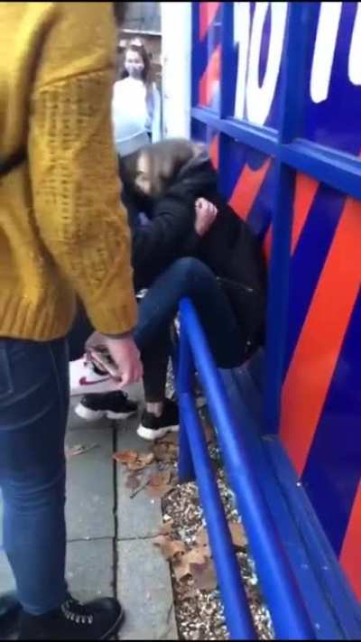 Stuck in the railings outside B&amp;amp;M