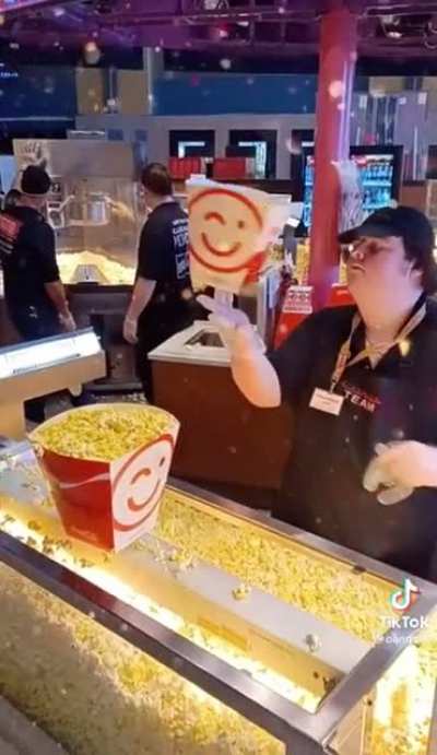 That popcorn was made with love