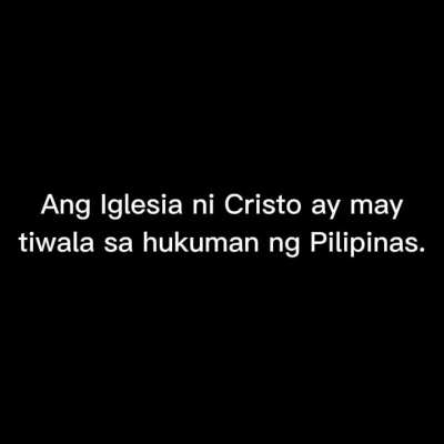 INC's stance on Duterte