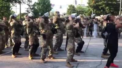 "I'll call in the national guard to sort them out effectively"