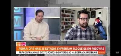 Paulo Mathias dando o papo sobre os arruaceiros nas estradas
