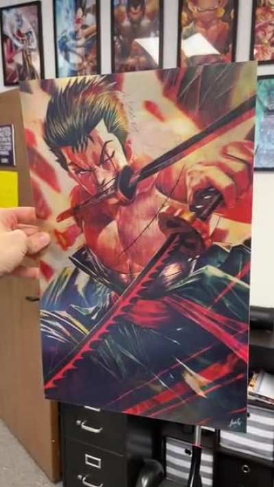 &ldquo;The Strongest Crew&rdquo; Lenticular 3D Artwork Poster [Art by: Wizyakuza]