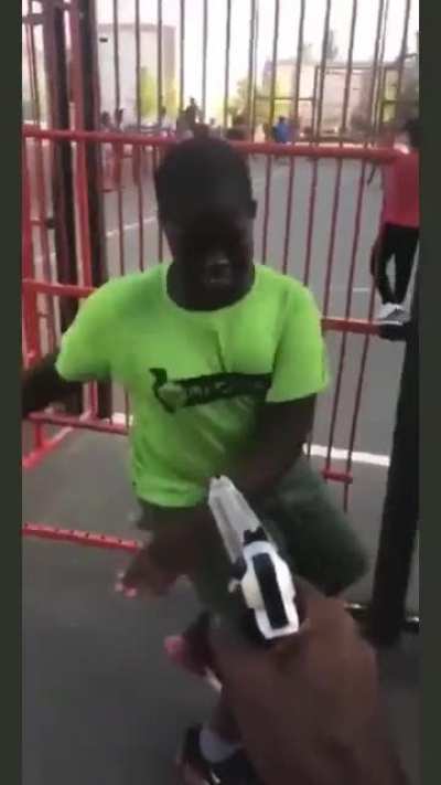 Imagine a nigga got you at gunpoint telling you to dance or he&rsquo;ll boom you right there. Would you dance or take the shots?