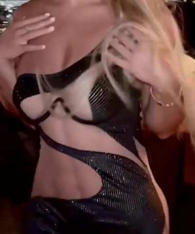 Glossy dress