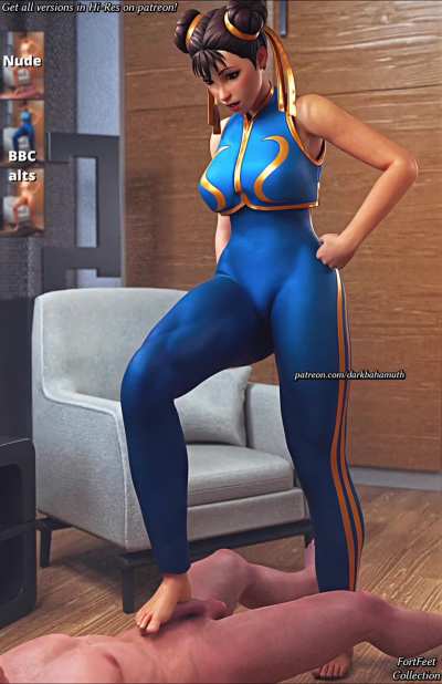 Chun-Li's Foot Service (darkbahamuth)