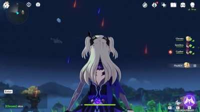 Your Name meteor shower :&amp;gt; (playing with friends really is fun) #archermasterrace