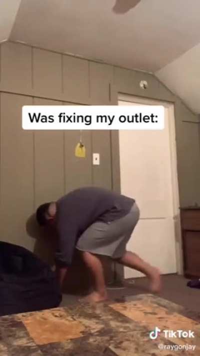 Electricity is scary