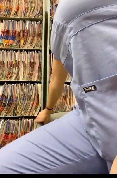 I&rsquo;ve made a couple of posts in work gone wild.. but I have a feeling you guys might appreciate this risky little tease I did in the chart room behind my boss&rsquo;s office ;) [F]