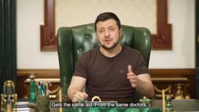 "We are going through the worst ordeal in our history. In our lives. We protect the most precious thing we have. We must hold on. We must fight. And we will win. I believe in that." - President Zelenskyy, March 14, 2022