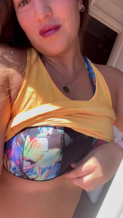 Showing off those big tits is one of my favorite things