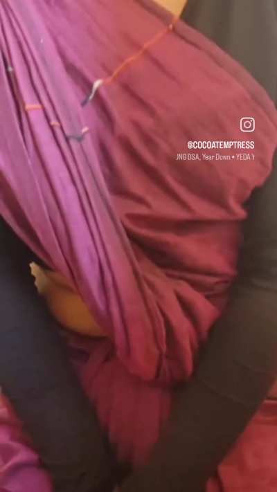 Draped in red with sexy waist chain. Comeback treat for the lovely fans. "c" couple 😈 Insta id in bio.