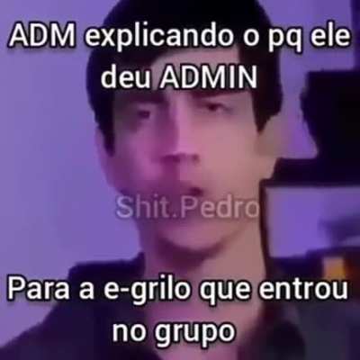 ADM passando a l&aacute;bia no grupo