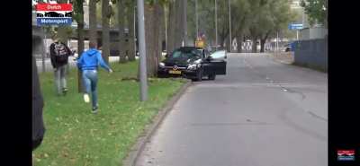 WCGW Showing off in a Mercedes