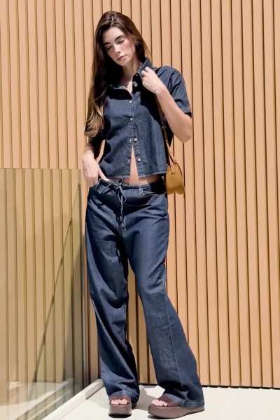 Denim outfit