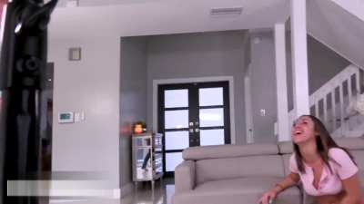 he startled her