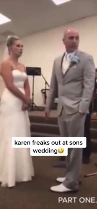 Karen ruins son&rsquo;s wedding over the idea of having flaws.