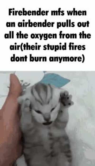 This is why firebending is the worst. Literally every other element can counter it.