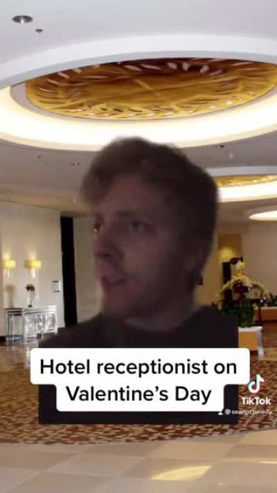HOTEL RECEPTIONIST - Valentine&rsquo;s Day