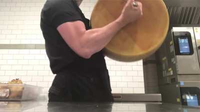 Boss makes a dollar, I made a dime; Parmesan isn&rsquo;t the only thing that gets shredded on company time.