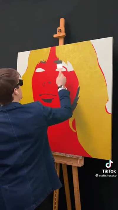 This guy&rsquo;s edit of him painting in sync with the music is jaw dropping