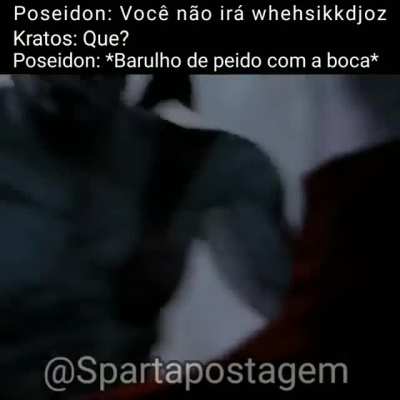 É um brincalhão esse Poseidon