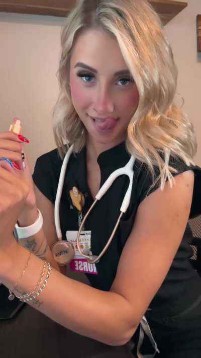 I hope you&rsquo;re ready for your annual exam with nurse Aria