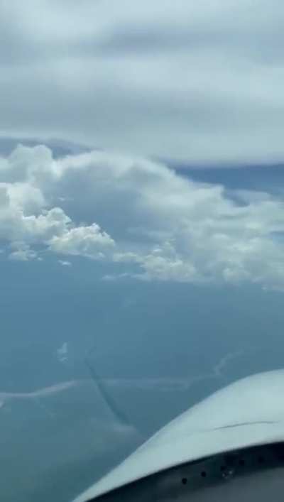 Another Clear UAP caught on film flying by Airplane!