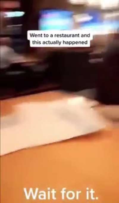 A restaurant&rsquo;s interesting decision