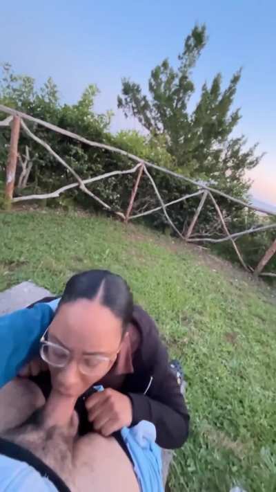 Beautiful evening to get your dick sucked