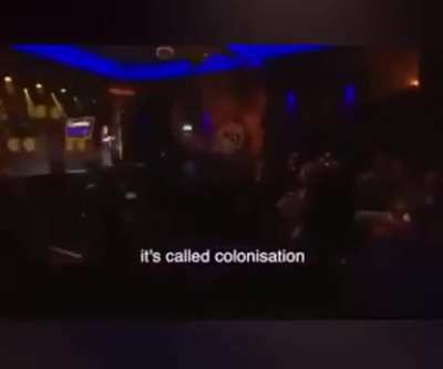 Comedian praises the British