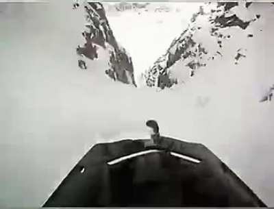 Sliding down a mountain