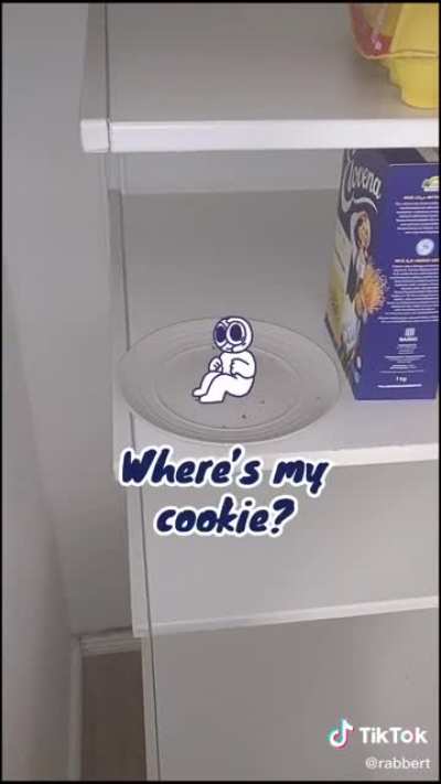 Perfectly cut cookie
