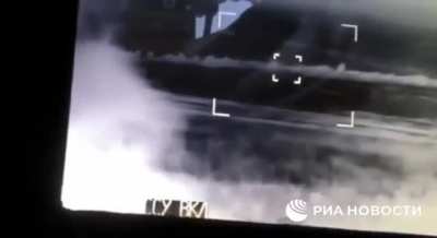 RU Tank POV: M2A2 ODS-SA Bradley being destroyed by tank fire