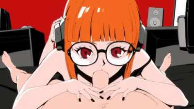 Futaba taking it all in [Persona 5]