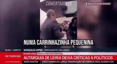 Palavras do Presidente da C&acirc;mara Municipal de Leiria sobre o esfor&ccedil;o herc&uacute;leo na &ldquo;ajuda&rdquo; ao povo leiriense por parte do candidato presidencial. N&atilde;o &eacute; meme.