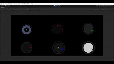 I created a knob UI for unity