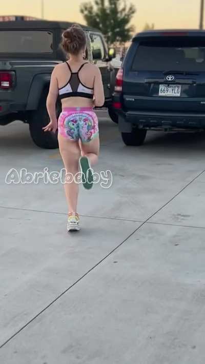 You never know when the Little E girl beside you at the gym could be a ANAL slut - Abriebaby