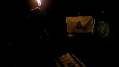 Atomwaffen Division propaganda video titled "Accelerating Vengeance"
