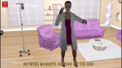 No more monkey jumping on the bed