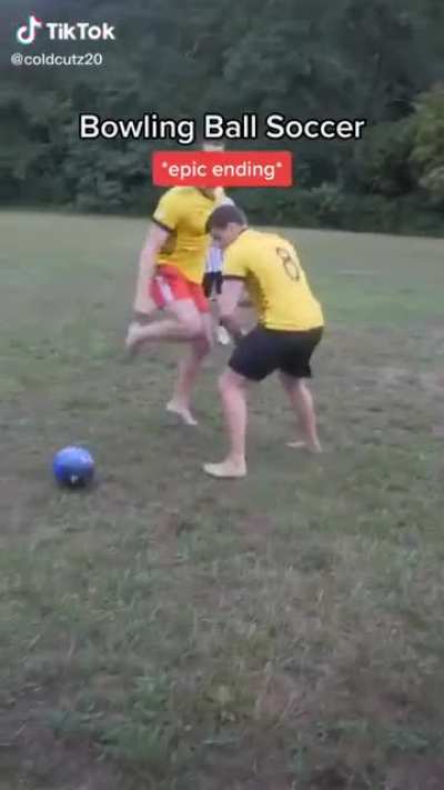 Bowling ball soccer