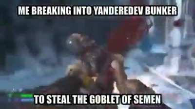 Goblet of semen?!??!??!! LETS GOOOOO!!!
